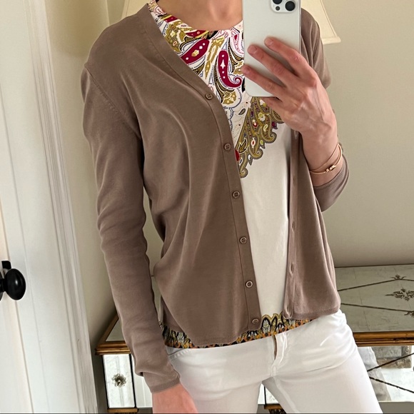 S’ MaxMara Cardigan, size XS, condition like new, beige color - Picture 1 of 11